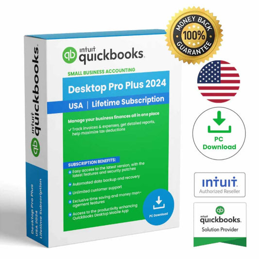 Intuit QuickBooks Desktop Pro 2024 Lifetime Software